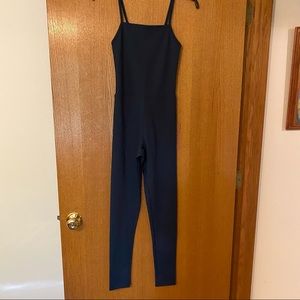 Girlfriend collective navy onesie size small